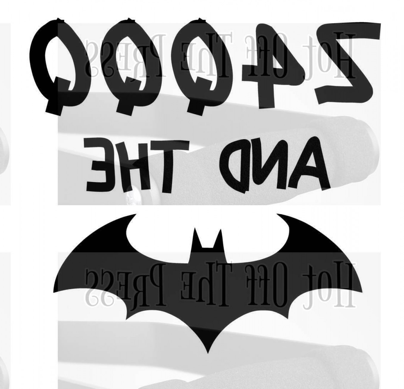 1358x1308 Zqqq And The Batman Symbol Dxf Lamaison