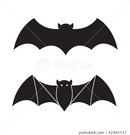 450x468 Bat Vector Halloween Icon Logo Illustration