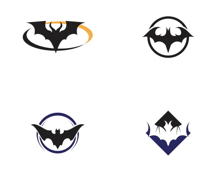 Bat Vector Icon Logo Template 720x576 Bat Vector Icon Logo Template