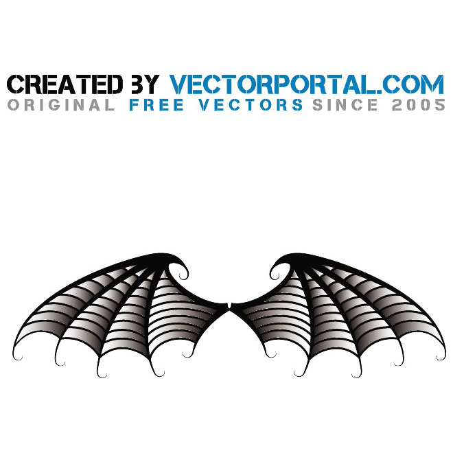 660x660 Bat Wings Illustration