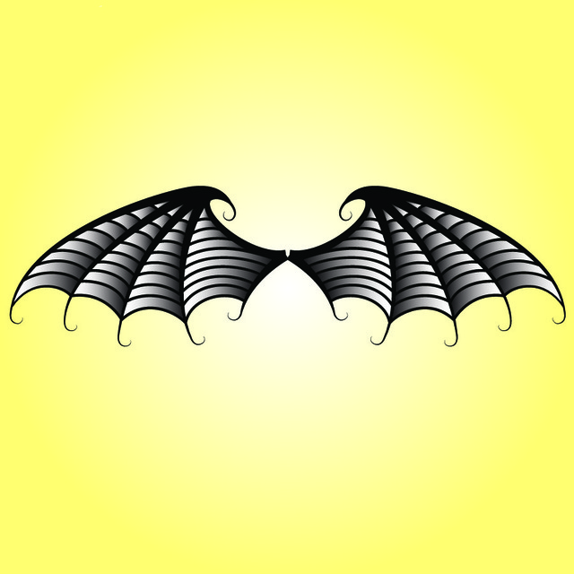 640x640 Free Vectors Black White Bat Wings Vector Portal