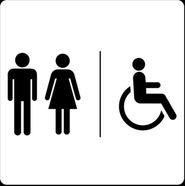 367x368 Toilet Signs Vector Free Vector Download