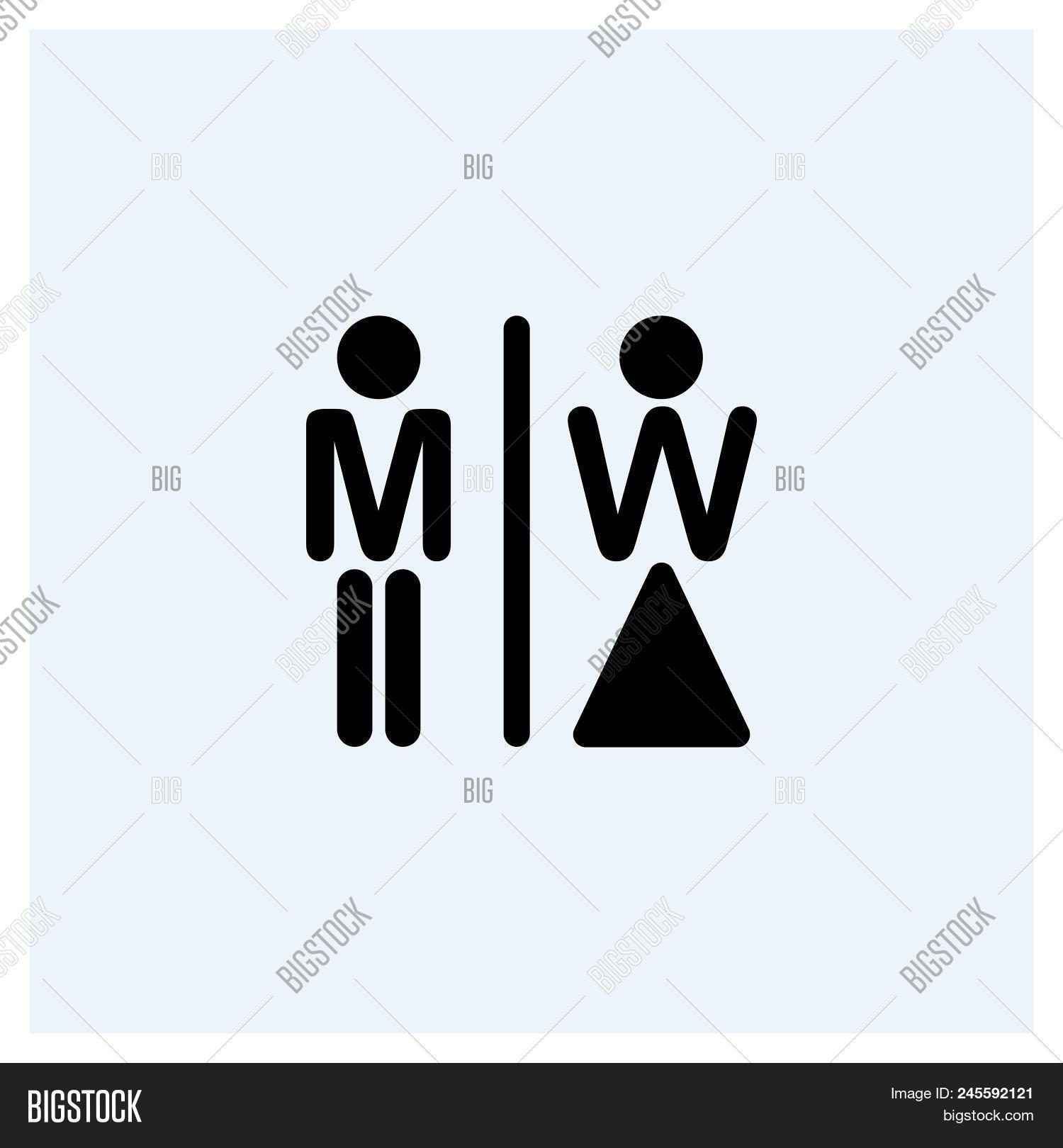 1500x1620 Bathroom Icon Vector Icon On White Background Bathroom Icon