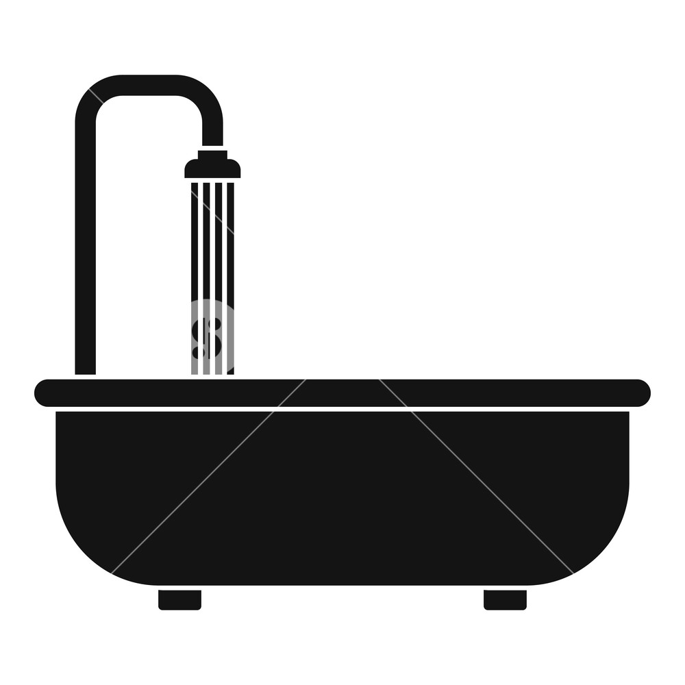 1000x1000 Bathroom Icon Simple Illustration Of Bathroom Vector Icon For Web