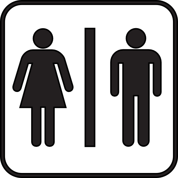Bathroom People Clipart 600x600 Bathroom People Clipart