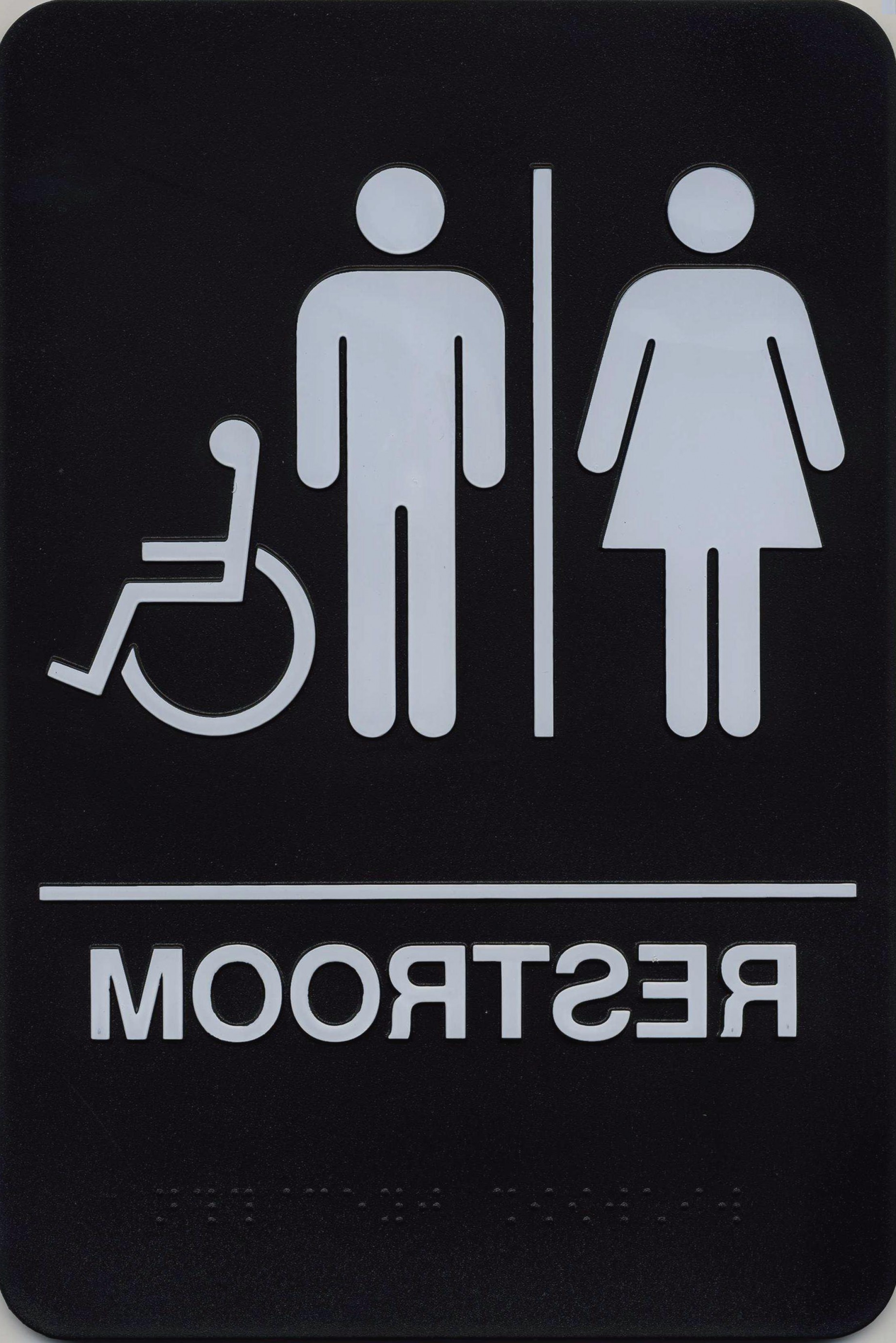 Bathroom Sign Vector at Vectorified.com | Collection of Bathroom Sign ...