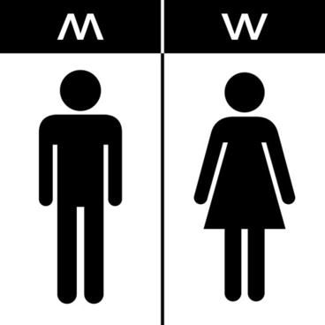Toilet Signs Vector Free Vector Download 368x368 Toilet Signs Vector Free Vector Download