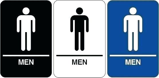 Male Bathroom Sign Dencura 555x272 Male Bathroom Sign Dencura