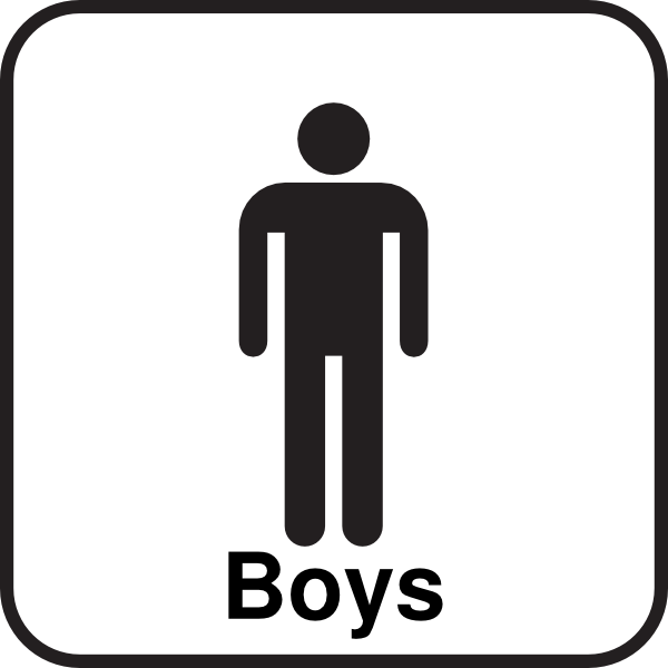 Boys Bathroom Sign Clipart 600x600 Boys Bathroom Sign Clipart