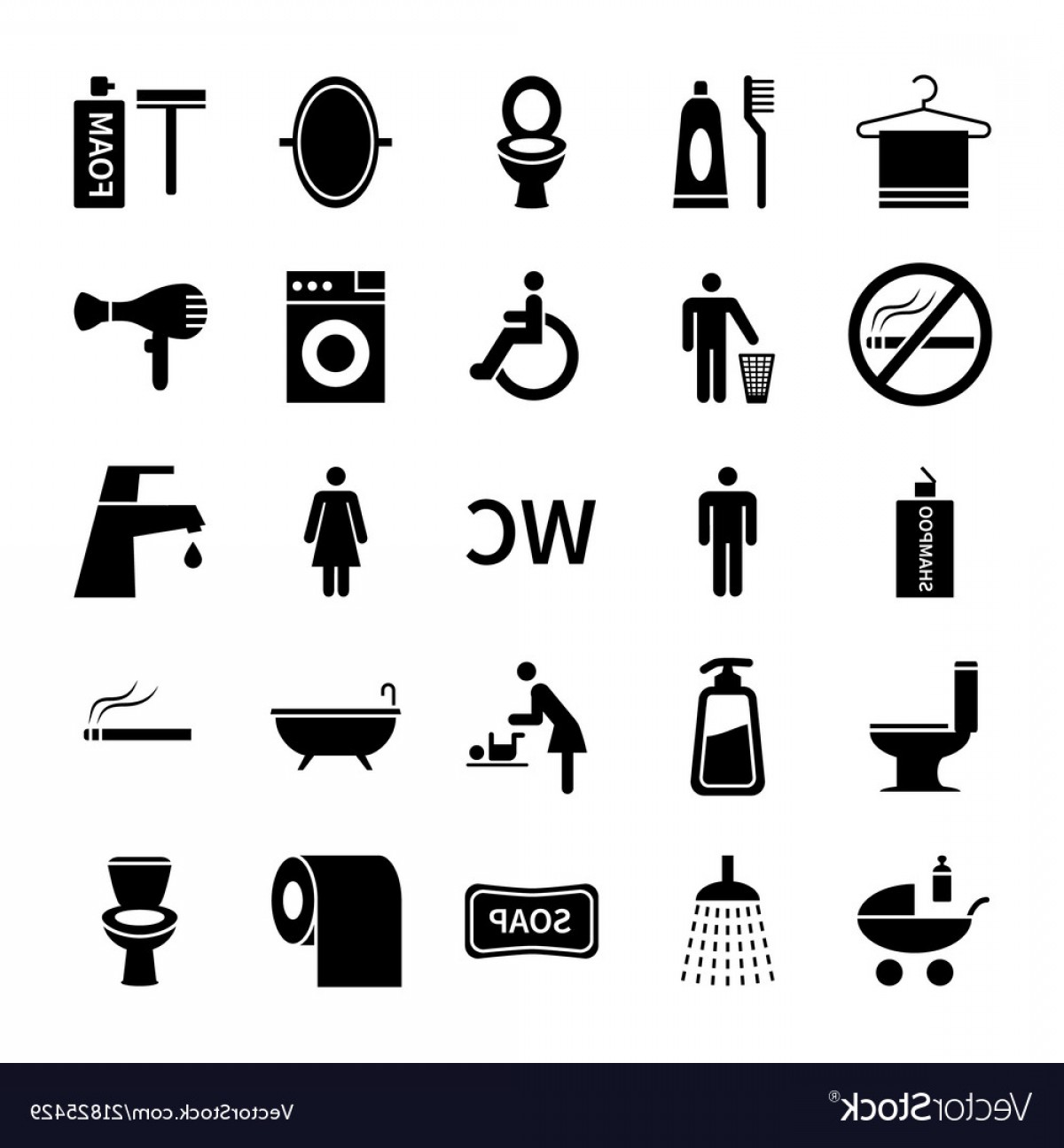 1200x1296 Wc Toilet Icons Restroom And Bathroom Vector Catchsplace