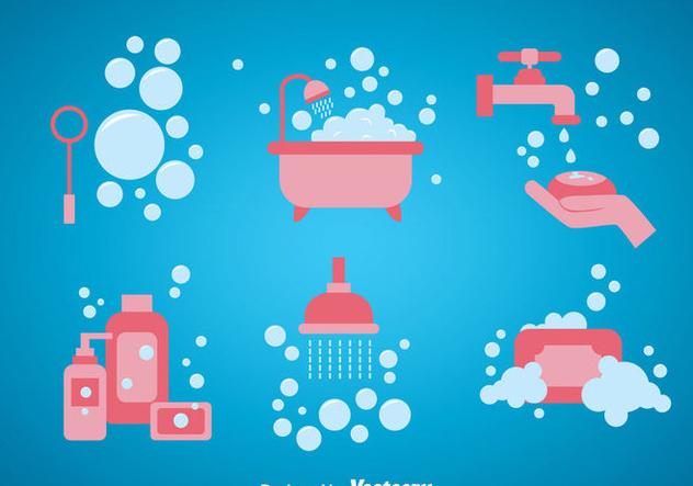 632x443 Bathroom Vector Sets Free Vector Download Cannypic