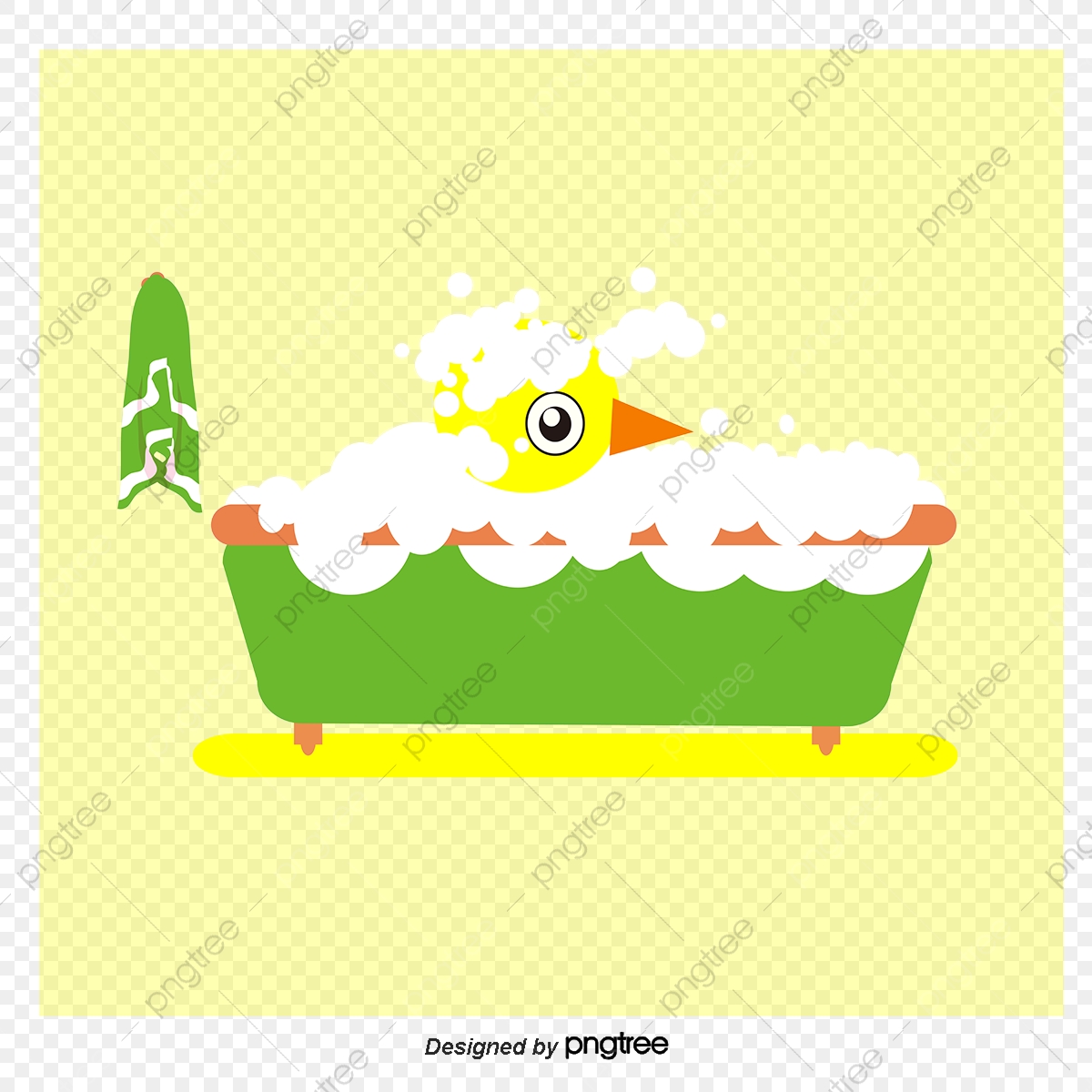 1200x1200 Simple Cartoon Bathtub Vector, Cartoon Vector, Bath Bubble, Bubble