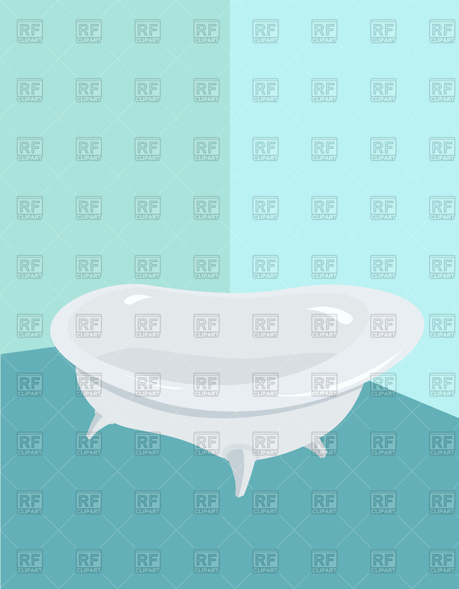 935x1200 White Bathtub Vector Image Of Objects Popaukropa