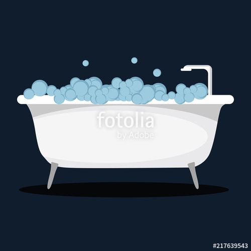 500x500 Bathtub Vector Illustration Stock Image And Royalty Free Vector