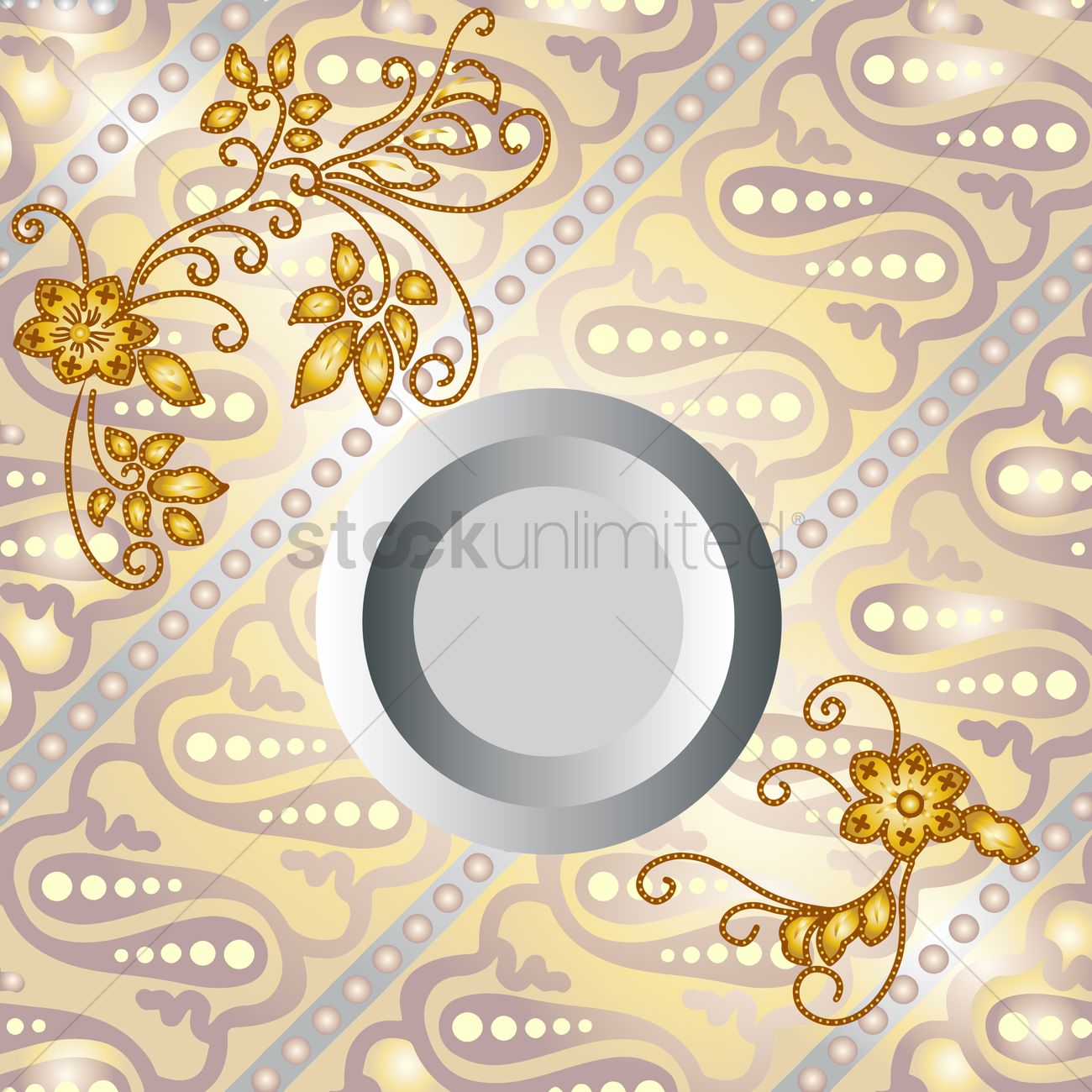 1300x1300 Batik Background With Copyspace Vector Image