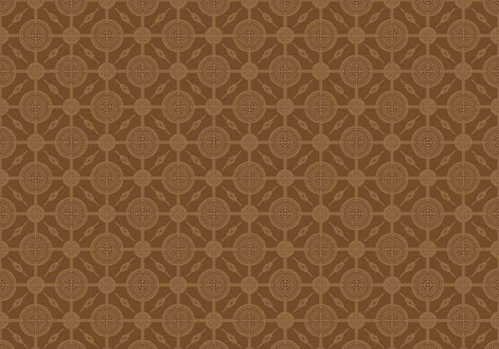 700x490 Free Batik Pattern Vector