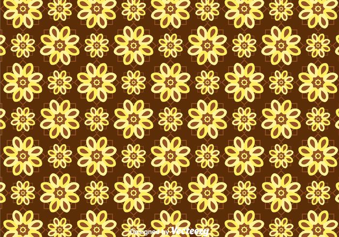 700x490 Batik Flower Background Vector