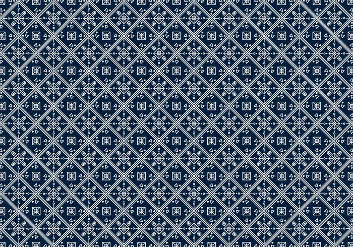 700x490 Batik Pattern Vector