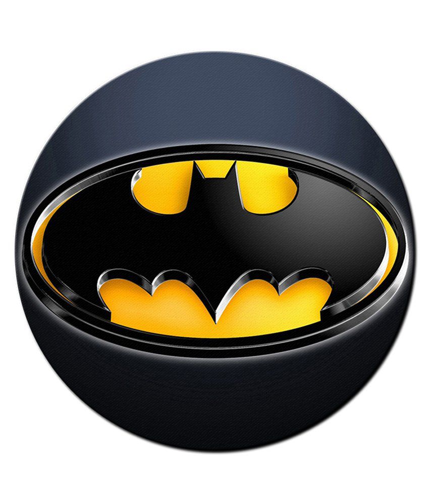 850x995 Shopmantra Multicolour Batman Logo Vector Design Round Mousepad