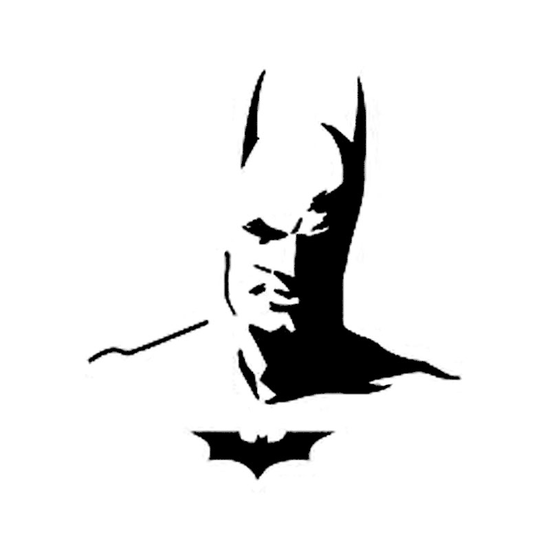 Batman Silhouette Face. 