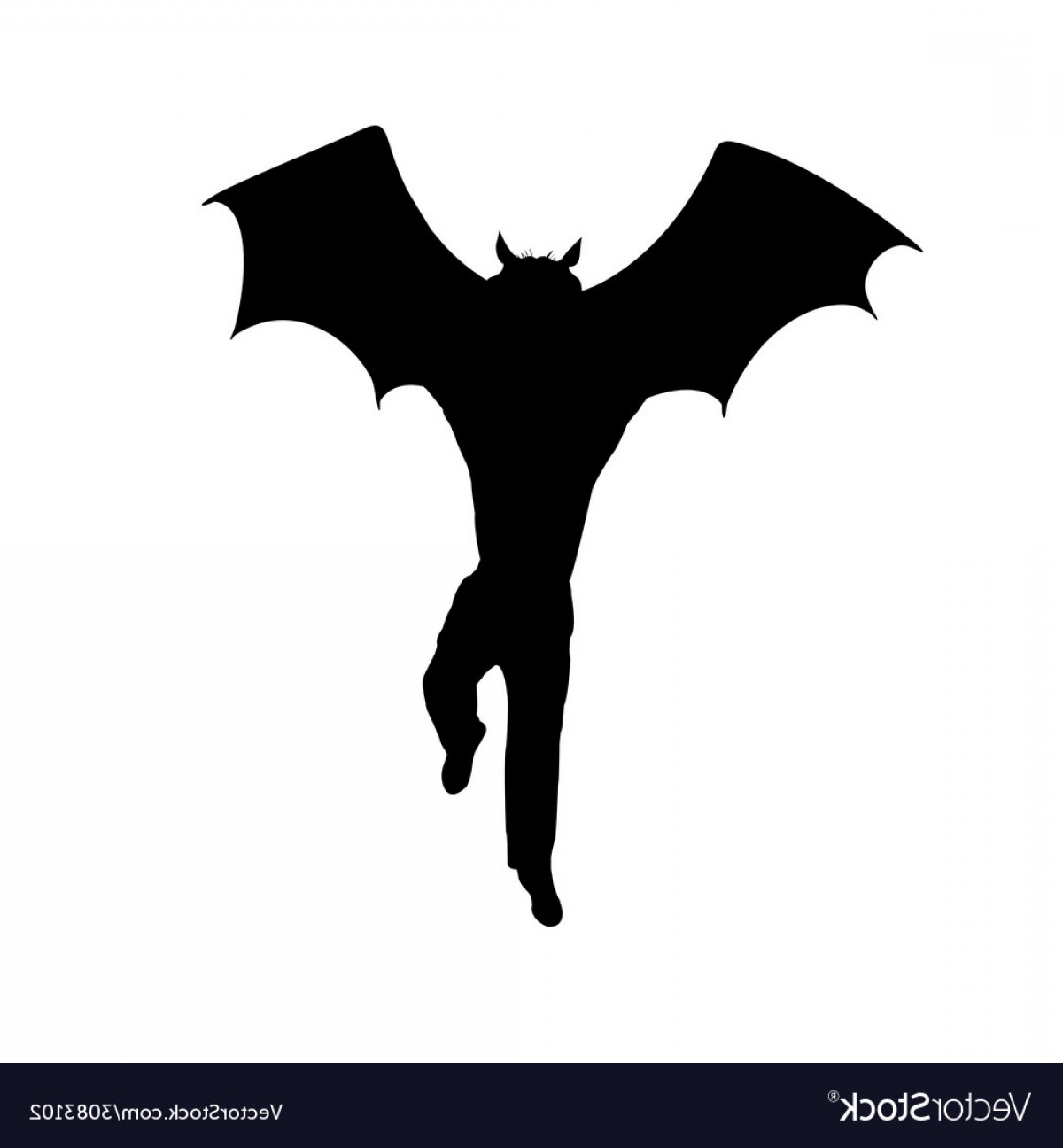 Batman Silhouette Vector at Vectorified.com | Collection of Batman ...