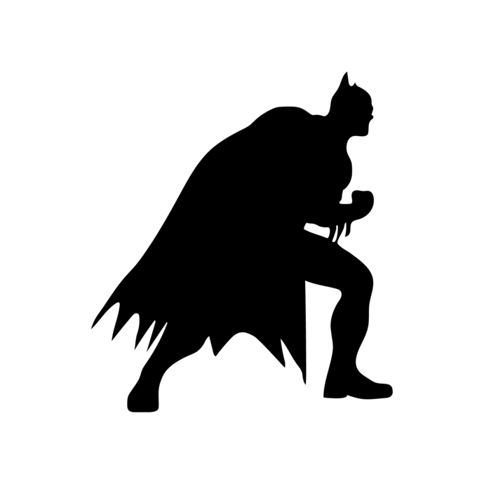 Batman Silhouette Vector at Vectorified.com | Collection of Batman ...