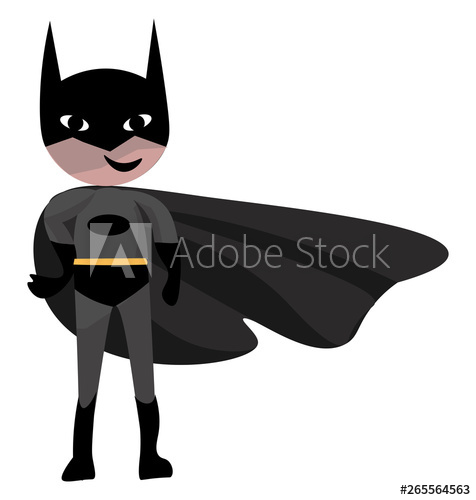 476x500 Cute Little Cartoon Batman Vector Or Color Illustration