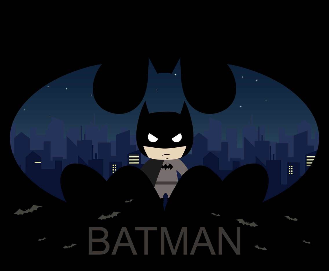 1136x936 Free Batman Illustration Vector Art Graphics
