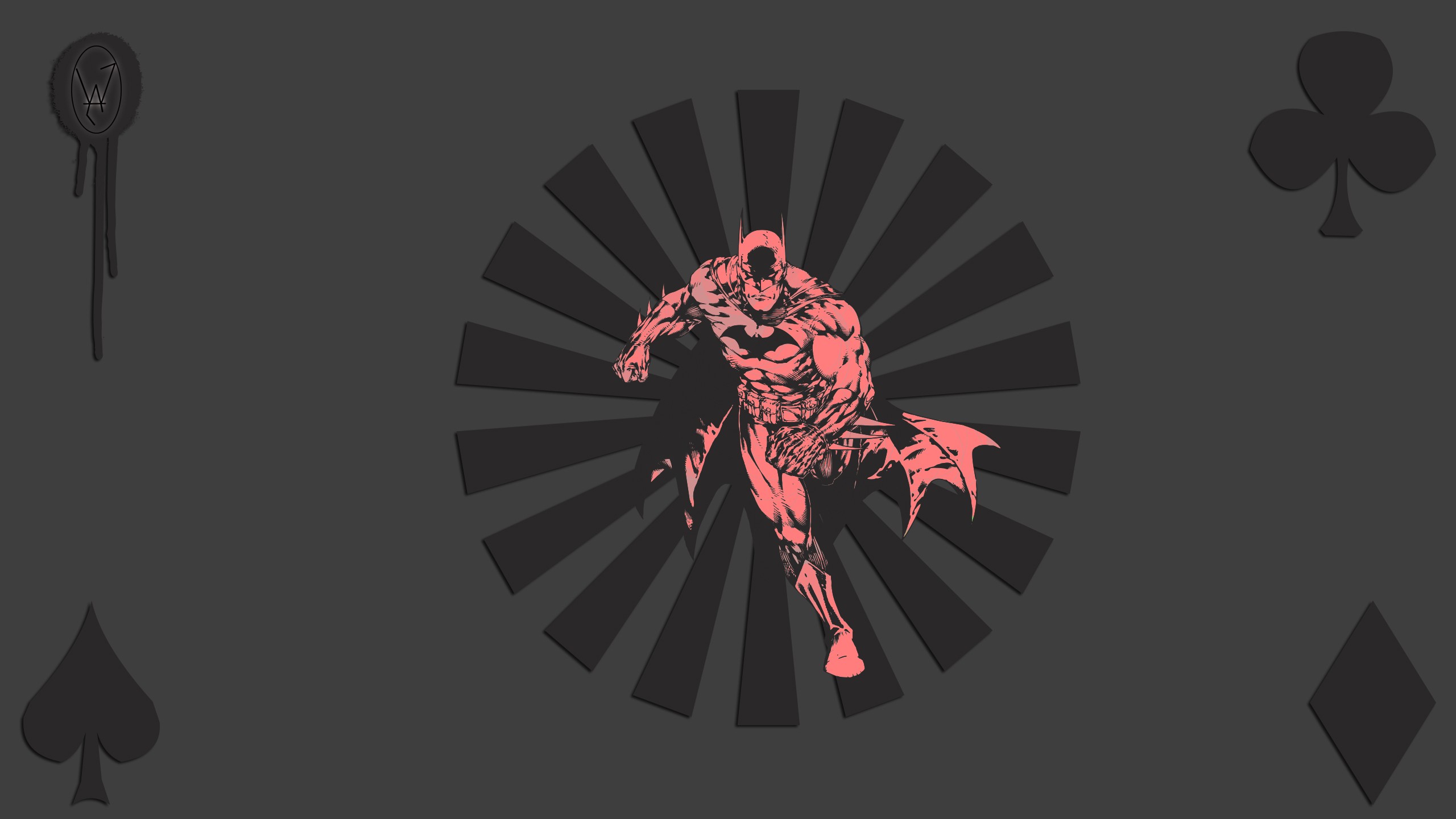 2560x1440 Wallpaper Illustration, Weapon, The Dark Knight, Batman, Vector