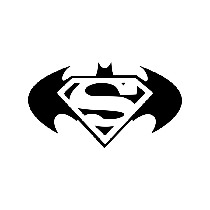 690x690 Batman Superhero Graphics Design Dxf