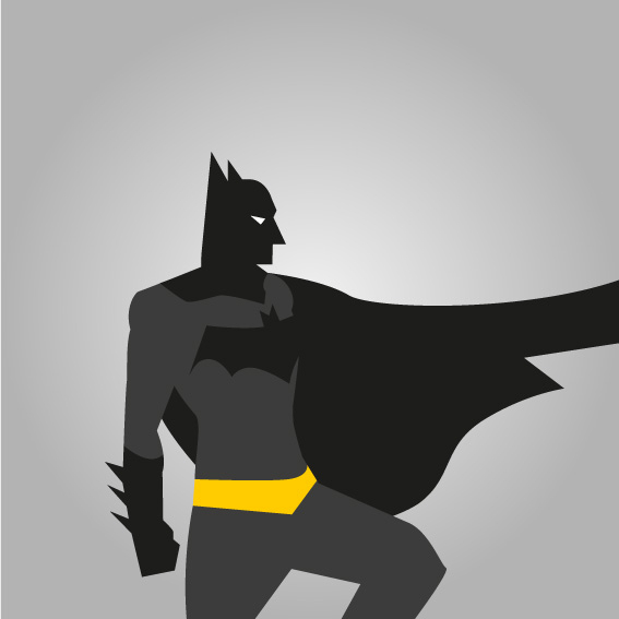 567x567 Social Media Mockups Batman Vector