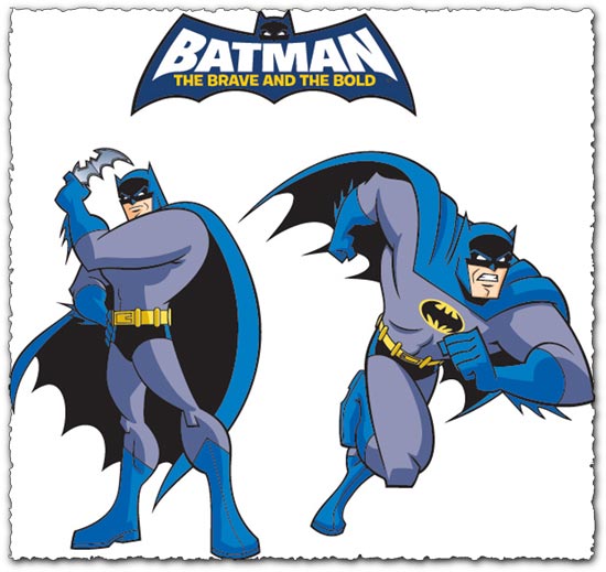 Batman Cartoon Character Vector 550x519 Batman Cartoon Character Vector