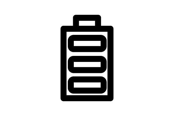 580x386 Battery Icon Vector Graphic