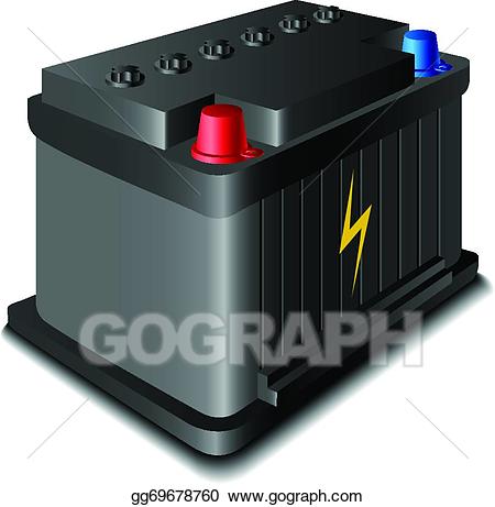 car battery picture drawing