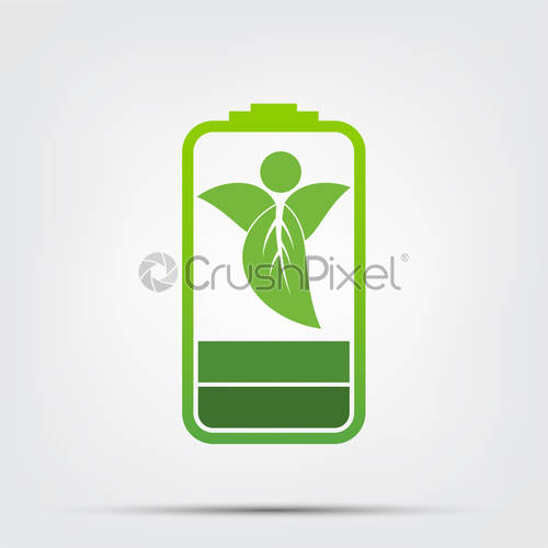 Green Energy Conceptecology Leaves Battery,vector Illustration 500x500 Green Energy Conceptecology Leaves Battery,vector Illustration