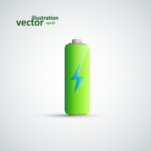Shining Battery Vector Illustration Free Download 500x500 Shining Battery Vector Illustration Free Download