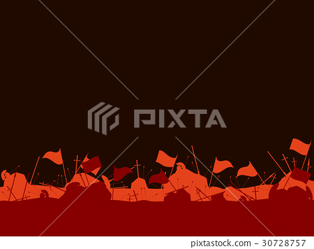 450x356 Medieval Battlefield After The Battle Vector