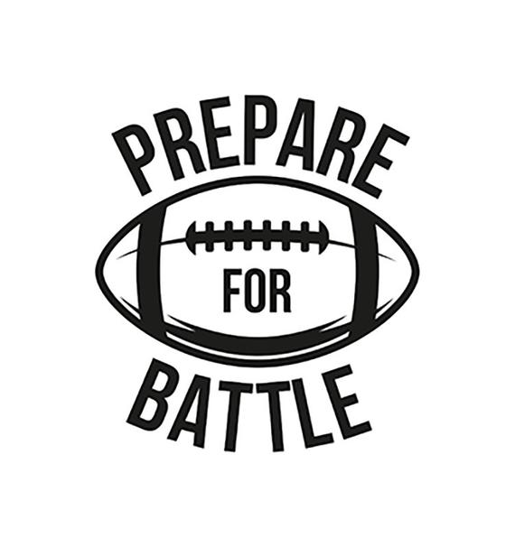 570x606 American Football Vector Prepare For Battle Vector Printable Etsy