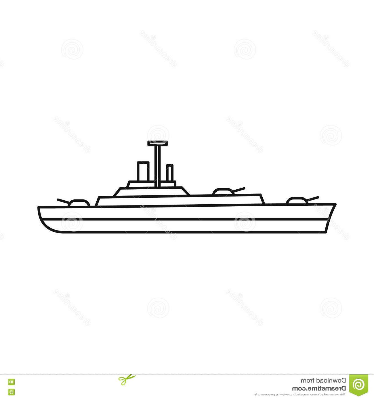 1300x1390 Hd Battleship Ships Outline Vector Free Free Vector Art