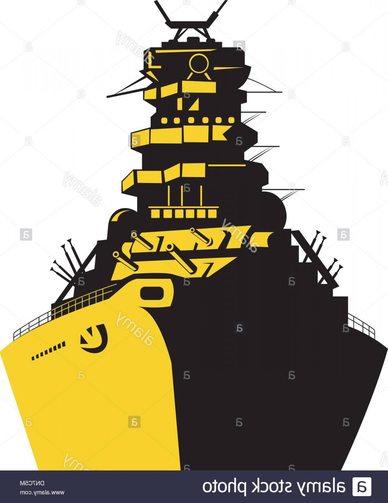 1286x1668 World War Two Battleship Retro Image Handandbeak