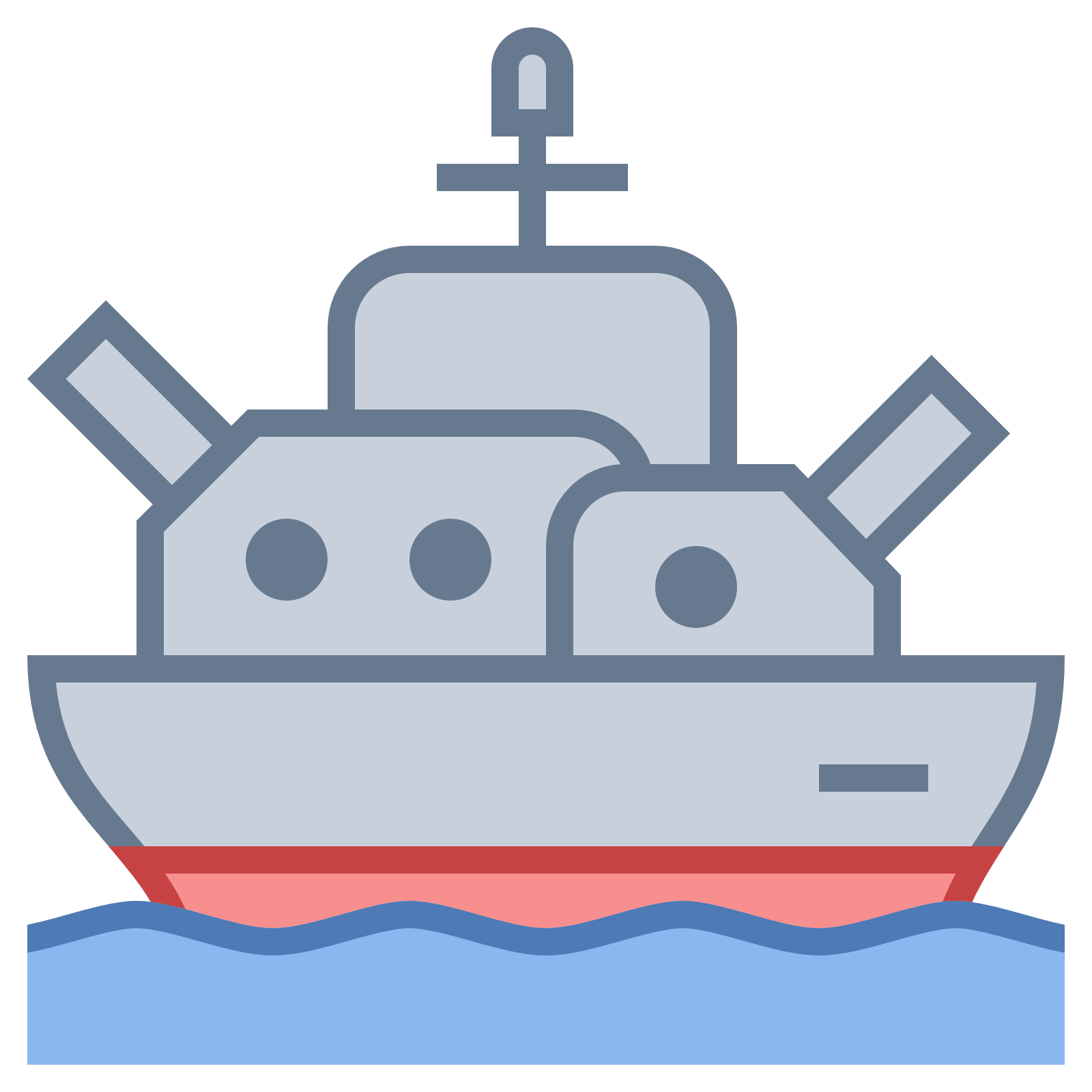 1600x1600 Battleship Vector Free
