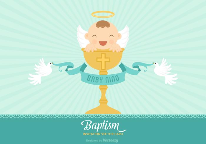 Free Vector Bautizo Invitation Card 700x490 Free Vector Bautizo Invitation Card