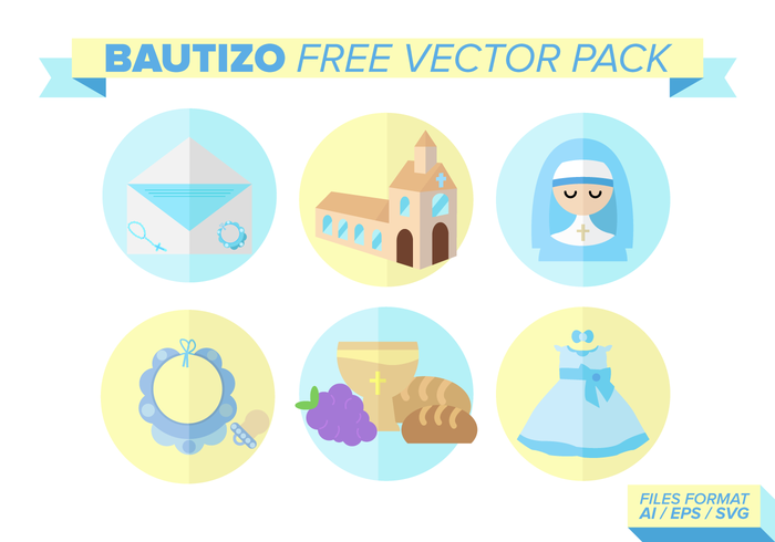 Bautizo Icons Free Vector Pack Stock Images 700x490 Bautizo Icons Free Vector Pack Stock Images
