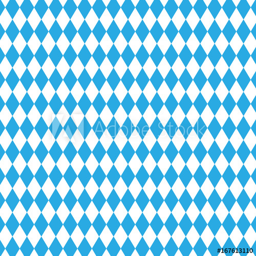 500x500 Bavarian Flag Pattern Oktoberfest Seamless Pattern Checkered