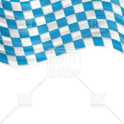 400x400 Oktoberfest Background With Wavy Bavarian Flag Vector Image