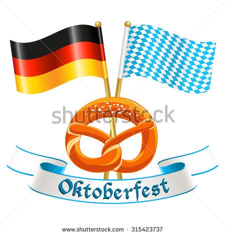 450x470 Oktoberfest Celebration Design With Silk Banner, German National