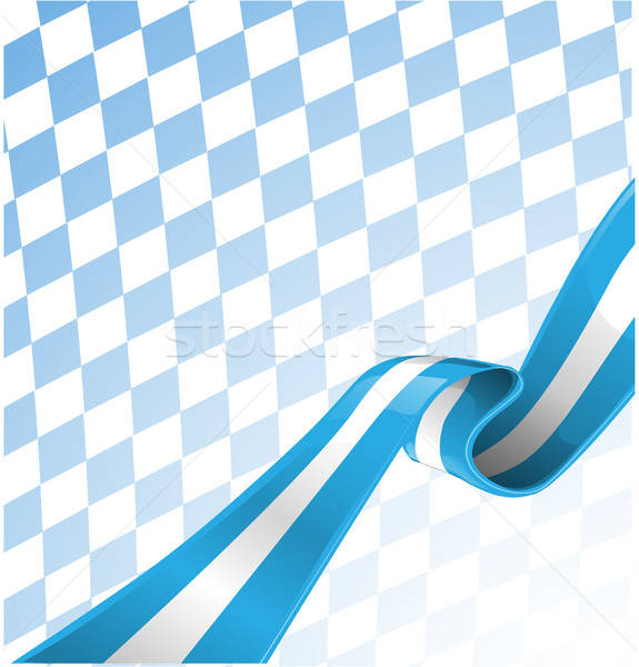 575x600 Bavarian Ribbon Flag On Background Vector Illustration Domenico