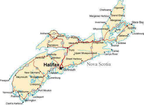 493x360 Nova Scotia Fit Together Style Map In Adobe Illustrator Format