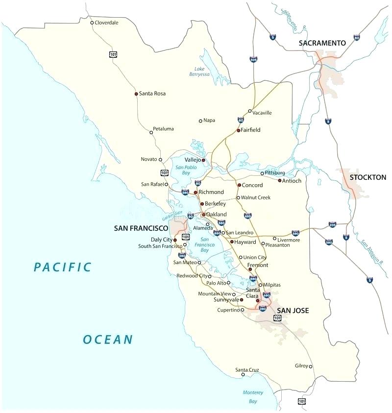 800x843 South Bay Map California