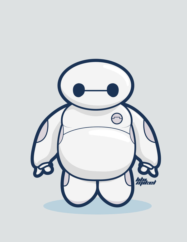 baymax coloring page